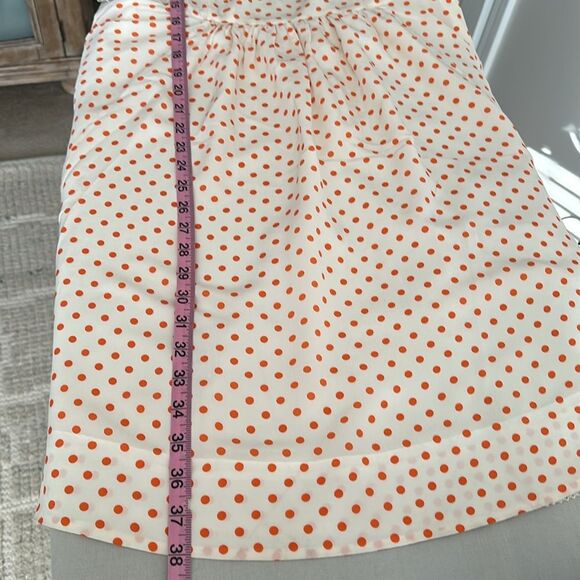 Anthropologie Moulinette Soeurs Silk Polka Dot Fit & Flare Retro Dress Size 6. - Picture 10 of 12